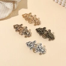 1 Stück Vintage Damen elegante Satin Schal Clip, modisches leichtes Luxus Bekleidungszubehör Schals Brosche