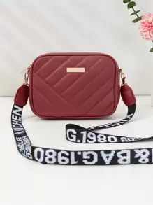 1 件黑色时尚百搭女包，简约纯色相机包，妈妈斜跨包，简约单肩包，大容量收纳零钱包，休闲时尚手机包，可爱手提包，搭配小方包，PU 皮革大容量拉链包，日常生活聚会生日礼物 - 彩色 - 查看 10