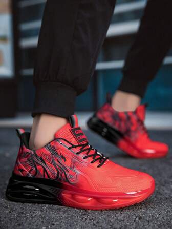 男士休闲运动鞋，防滑低帮运动鞋，透气网眼鞋面，适合户外活动、室内健身房锻炼