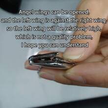 [Personalizado] Collar con colgante de alas de ángel con corazón con foto personalizada, nombre grabado, regalo del Día de San Valentín, regalo conmemorativo de joyería para mejores amigos y familiares, multifuncional, ornamental, reutilizable, exquisito, elegante, de alta calidad, colorido, moderno, personalizado, único, regalos ideales para él, salón de té, hogar, jardín, oficina, para aniversarios, para el Día de San Valentín, para el Día de la Madre, para cumpleaños, para el Día del Padre, para graduación, para bodas, para inauguración de la casa, regreso a la escuela, decoración navideña, renovación otoñal del hogar]