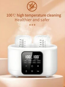 1 Piece Baby Bottle Heater Multifunctional Milk Warmer Complementary Food Making High Temperature Cleaning Fast Hot Milk Thawing Keep Food Fresh US Regulations European Regulations British Regulations Optional - EU C Type Plug(220-240V) - View 2