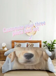 Biancheria da letto personalizzata, copripiumino personalizzato, piumino personalizzato, set di biancheria da letto personalizzata, set copripiumino personalizzato, crea la tua biancheria da letto