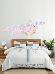 Biancheria da letto personalizzata, copripiumino personalizzato, piumino personalizzato, set di biancheria da letto personalizzata, set copripiumino personalizzato, crea la tua biancheria da letto