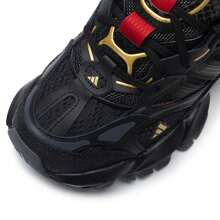 Adidas XLG RUNNER DELUXE 男女款轻便低帮跑步鞋，舒适运动休闲运动鞋 - 黑色 - 查看 8