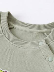 mini bala Kids' Tracksuit, Loose-Fit Sweatshirt And Pants For Boys And Girls