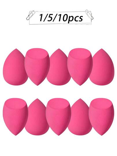 10/1pc Makeup Sponge, Makeup Powder Puff, Loose Powder Puff, Pressed Powder Puff, Finger Powder Puff, Makeup Tools, Setting Sponge, Bottled Finger Powder Puff