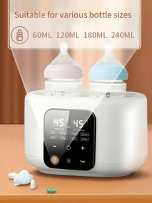 1 Piece Baby Bottle Heater Multifunctional Milk Warmer Complementary Food Making High Temperature Cleaning Fast Hot Milk Thawing Keep Food Fresh US Regulations European Regulations British Regulations Optional - EU C Type Plug(220-240V) - View 5