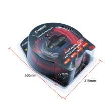 2300W 4 Gauge Car Audio Cable Kit Amplifier Install Amp RCA Subwoofer Sub Wiring