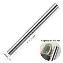 1支/7支装美甲磁力工具，超长双头美甲磁力笔磁棒，3D磁性猫眼凝胶美甲艺术，DIY 3D磁性美甲，沙龙、工作室或家庭使用，金色、银色、闪光色，3种颜色可选。美甲用品，美甲工具，美甲艺术工具，返校季，美甲，美甲工具（适用于按压式美甲片） - 彩色 - 查看 12