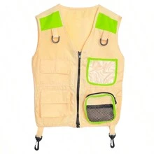 Chaleco de disfraz de explorador infantil para jugar al aire libre - Multicolor - Ver 11