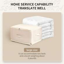 UBRAVOO Large Self Compressing Storage Bags For Bedding Space Saving Vacuum Sealed - Blue - View 5