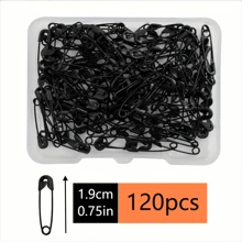 120pcs/300pcs Premium Black Pins,0.75inch Metal Pins Small, Versatile, And Easy-To-Use Sewing Notions For Crafting, Quilting, And DIY Projects - High-Quality, Rust-Resistant And Corrosion-Free(Box Not Include ) - Multicolor - View 13