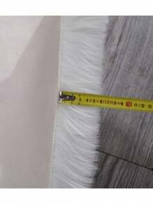 1 pieza Alfombra con forma de corazón de pelo alto y esponjoso, con pelo de 6 cm de largo, apta para sala de estar, comedor, dormitorio, habitación de adolescentes, guardería, disponible en múltiples colores y estilos