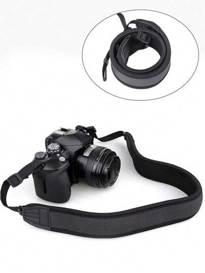 Correa de cámara DSLR, Correa para el hombro de cámara sin espejo con alta elasticidad, cómoda sin fricción en el cuello, reduce eficazmente la carga en el cuello