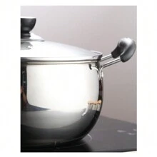 Saucepan Set 12 Pieces /10 Pieces, Stainless Steel Pot And Pan Set, Saucepan With Glass Lids Cookware, Cookware Set Compatible With Induction, Gas And Electric Hobs - Silver - View 8