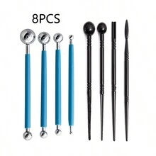 14pcs Ceramic Art Tools Set, Including Clay Sculpting Needle, Detailing Needle, Dotting Pen, Flat Wire, Art Knife - Clay Tools - View 10