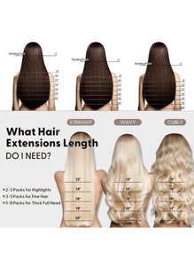 20pcs/30g Seamless Tape-In Hair Extensions, Real Human Straight Hair, Skin-Friendly Adhesive, Salon Quality, For Women, Suitable For Halloween Costumes - S6/613 - View 9