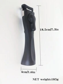 1 Stück abnehmbarer Griff, weiß & schwarz, kompakt für einfache Aufbewahrung, bequeme Installation und Verwendung, geeignet für Pfanne, Topf, Kasserolle, Geschirr und anderes Kochgeschirr, stabil