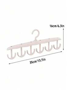 1pc Multi-Functional Rotating Clothes Hanger With Multiple Hooks For Tie And Scarf, Space Saving Clothes Hanging Rack For Closet Decorations Autumn Decor Festival Decor Room Decor Home Decor Fall Decor Bedroom Decor