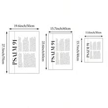 1 pieza Salmo 91 Versículo Bíblico Arte de Pared, "El que habita al abrigo del Altísimo" Pintura en Lienzo, Póster de Escritura Cristiana, Decoración de Bandera, Adecuado para Dormitorio, Sala de Estar u Oficina, Decoración de Habitación con Tema Cristiano, Disponible con o sin Marco. - Multicolor - Ver 6