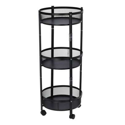 Well Home Wellhome Carrinho de cozinha dobrável com rodas Ø37x88cm. Frete grátis em 24/72 horas