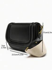 Túi đeo chéo đa chức năng, dung tích lớn, màu trơn, thời trang giản dị, cổ điển mới, thích hợp cho các bữa tiệc, tụ tập, đi chơi, mua sắm và sử dụng hàng ngày để đựng tiền xu, điện thoại và làm túi đi làm cho nhân viên văn phòng, sinh viên đại học và nhân viên văn phòng đi làm, túi xách cho phụ nữ thanh lịch, túi xách cho phụ nữ thanh lịch - màu đen - Xem 10