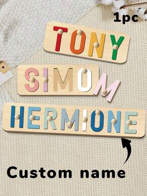 LICVIC Personalized Wooden Name Sign For Kids & Grandkids, Custom Alphabet Wall Decor, Customized Christmas Decorations Outdoor, Handmade Baby Gift For Birthday, Graduation, Or Nursery Room Decoration, Unique Christmas Gift For New Moms, Birth Commemorative Keepsake, Anniversary Home Decor, Baby Shower