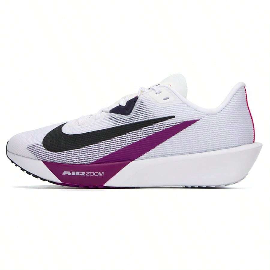 Giày chạy bộ nam thoải mái, thoáng khí NIKE AIR ZOOM RIVA LLY 4 - Trắng/đen/tím kỹ thuật/tím đen/hồng đam mê - Xem 1
