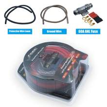 2300W 4 Gauge Car Audio Cable Kit Amplifier Install Amp RCA Subwoofer Sub Wiring