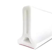Collapsible Shower Water Dam Shower Stopper Barrier And Retention System And Keeps Water Inside Threshold Dry And Wet Separation Suitable For Bathroom And Kitchen - White - View 7