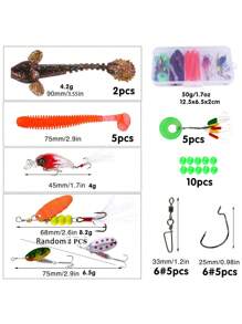 SOUGAYILANG 抛投式鱼竿和渔线轮组合，超轻基础款玻璃鱼竿，舒适 EVA 手柄，高速 7.2:1 齿轮比，抛投式渔线轮，500 米鱼线，淡水垂钓理想渔具 - 黑色 - 查看 6