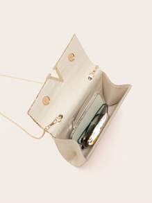 四件套水钻首饰套装，包括闪亮项链、耳环和手链，适合婚礼、晚宴、派对等场合，也可作手拿包、晚宴包、信封包、新娘包、正式钱包使用。新款婚礼新娘包、舞会礼服包，适合各种派对场合。 - 金色 - 查看 12