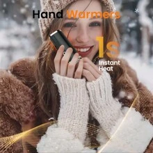 5PCs Hand Warmer Rechargeable 5000mAh, USB C Power Bank, 3 Settings, Glove Accessories, Magnetic Electric Hand Warmer, Portable Charger, Gift, Women, Men, New Year's Birthday Category: Outdoor Hand Warmers - 5PC - 查看 6