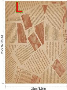 500pcs Brown Square Grease-Proof Paper, Kitchen Absorbent Oil Paper, Fermentation Oil Paper, Burger Paper Packaging, French Fries, Oil Absorption Paper, Anti-Oil Pad Paper, Newspaper Blotting Paper, French Fries, Hamburger, Fried Chicken, Bread Baking Tray Oil Paper, Barbecue Degreasing Paper, Commercial Baking Kitchen Oil Paper, Air Fryer Baking Hamburger Paper Pad, Absorbent Film, Household Kitchen Supplies