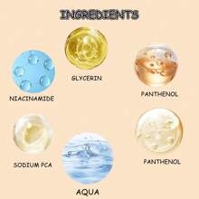 OUHOE 10%烟酰胺+8% NAG面部精华液，含透明质酸，收缩毛孔，祛痘矿物成分 - 無色 - 查看 7