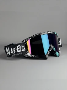 Óculos de Motocross Nafeib PC Lens, Óculos de Moto, Óculos de Moto ATV, Óculos de Esqui, Óculos à Prova de Vento, Óculos de Corrida, Óculos de Proteção para Esportes de Inverno ao Ar Livre, Óculos à Prova de Vento e Areia para Uso Decorativo Comum, Presentes do Dia dos Namorados, Presentes de Ano Novo, à Prova de Vento para Esqui na Neve