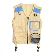 Chaleco de disfraz de explorador infantil para jugar al aire libre - Multicolor - Ver 10