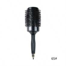 1pc Black Cylinder Curling Comb Ceramic Modeling Nylon Tooth Rolling Comb Salon High Temperature Resistant Smooth Hair Home Large Wave Aluminum Tube Comb - Multicolor - View 16