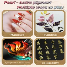 Opaque Pearlescent Watercolor Paint, Ming Dynasty & Dunhuang Color Palettes: 12 Cool/12 Warm Colors, 24 Colors (12 Cool + 12 Warm) 12 Cool/12 Warm Colors, 24 Colors (12 Cool + 12 Warm) 48 Colors (24 Ming Dynasty + 24 Dunhuang) Full Set Of 60 Colors, Sparkling Pearlescent Finish, Advanced Formulation, No Flaking Glitter, For Painting, Watercolor/Chinese Ink Painting, Calligraphy, Nail Art, Gilding Etc., Back To School, School Supplies