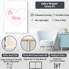 1 Pc Framed Hearts Decor Valentines Day Wall Art, Happy Valentine's Day Wall Decor, Love Wall Decor For Valentine's Day Decor Couple Gifts