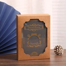 One Copy/Two Copies/Three Copies/Five Copies/Six Copies/Gift Box Version/Retro Soft Leather Hardcover Notebook With 200 Pages. It Features A Hollowed-Out Design On The Cover, A Satin Ribbon Bookmark, An Anchor Decoration, Metal Edges For Fixation, Eye-Protection Paper. It Is Suitable For Office Business, Campus Life, Daily Use And As A Holiday Gift. It's A High-Quality Notebook For Office Meetings, A Diary, A Bullet Journal And A Record Book.