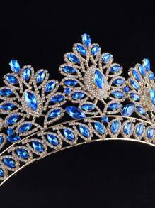1 件全新奢华海军蓝皇冠，适合情人节、生日、选美活动 - 半冠 - 查看 3