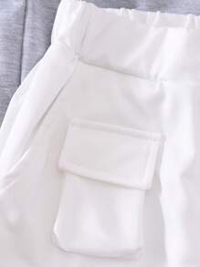 New Boys' Multi-Pocket 3-Piece Set Shorts, Multi-Color, Suitable For All Seasons - Multicolor - View 6