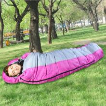 Adult Cold Weather Sleeping Bag Soft Thick Water-Resistant Sleep Bag Pink 23-50℉ - 1 - View 10