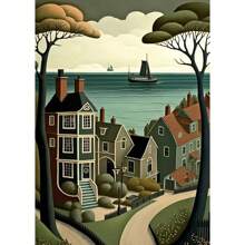 1 件墙壁艺术海报现代植物动物超现实主义艺术家艺术品海报森林热带自然动物帆布画抽象墙壁艺术客厅家居装饰 Cuadero，帆布艺术，高品质，无框 - 彩色 - 查看 33