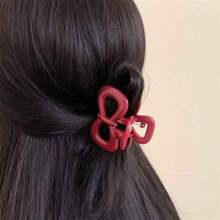 2 pièces/set Pinces à cheveux élégantes multicolores en acrylique à motif marbre pour femmes - comprend une pince à cheveux en 1 pièce seul morceau et une pince à cheveux en forme de nœud papillon - convient pour queue de cheval haute, clipser à l'arrière de la tête, accessoire polyvalent mignon pour tous les jours, accessoires pour les cheveux pour femmes pour la rentrée scolaire, l'automne, l'hiver, les tenues de vacances