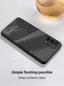 Carcasa mate compatible con Realme y OnePlus, ultra delgada, suave, TPU, negra, silicona, delgada, mate - Negro - Ver 7