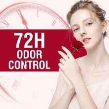 Xioimy 50ml Rose Deodorant Roll-On, 72 Hour Freshness Against Body Odor, Long-Lasting Floral Scent, Moisturizing Care For Skin, Suitable For Dates & Travel