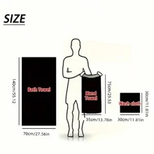 8pcs Set Towel Gift Set, Striped Soft Home Bathroom Bath & Face Towels, Highly Absorbent Quick Dry Fall Decor, Holiday Home Bathroom Decor Back To School For Beauty Salon Home Bathroom Shower Towels For Beaty Salon, Hotel Sports,Home Essentials, Towel, Skin Care - Multicolor - View 3