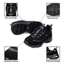 Skechers D'LITES 1.0 Casual Shoes Chunky Sneakers, Shock Absorbing Breathable Women's Walking Shoes, For Size 37 And Above We Recommend Ordering Half A Size Down, 66666179-BKW